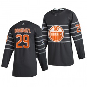 Edmonton Oilers Trikot Leon Draisaitl 29 Grau 2020 NHL All-Star Adidas Authentic - Herren